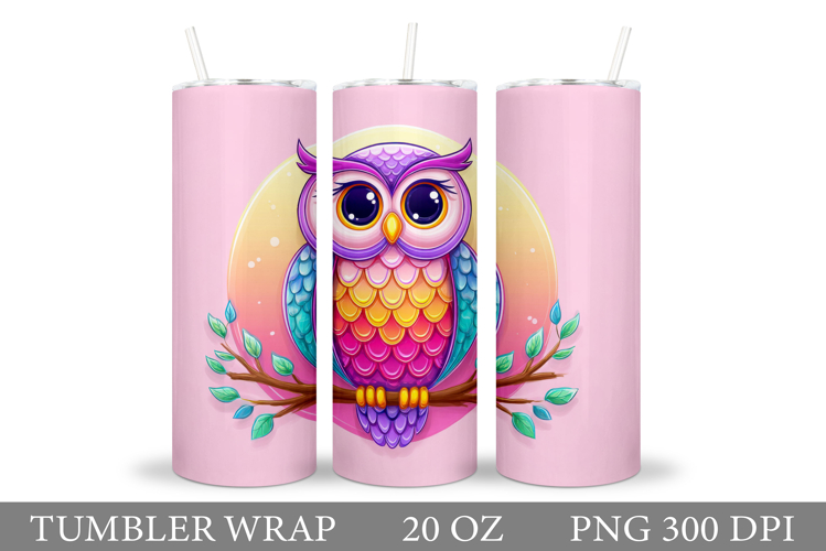 Owl Tumbler Sublimation. Owl Sublimation