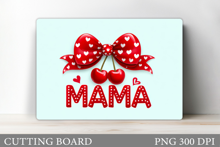 Mother's Day Cutting Board. Floral Cutting Board Sublimation