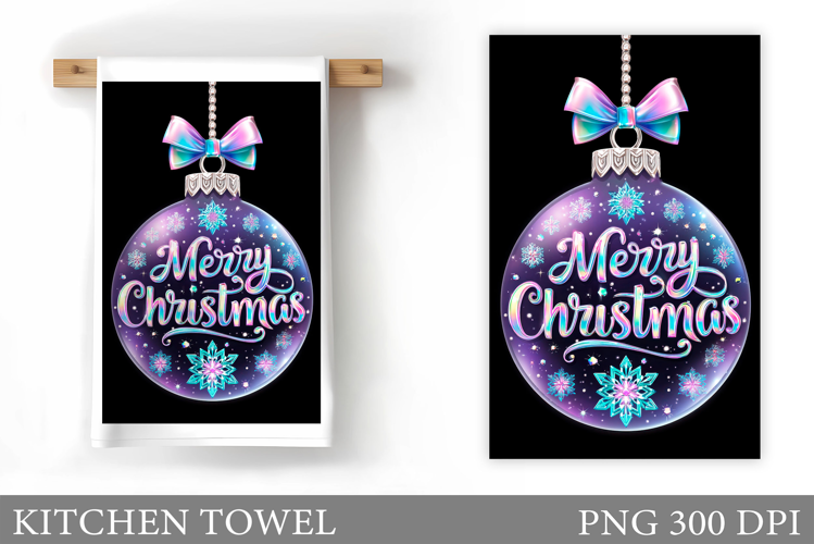 Christmas Kitchen Towel Design. Christmas Sublimation