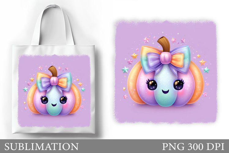 Cute Pumpkin Sublimation. Cute Pumpkin Tote Bag Sublimation