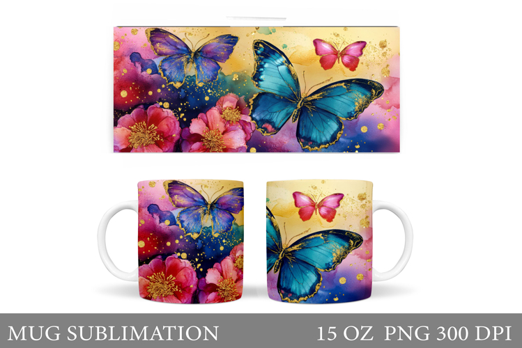 Pink Butterfly Clipart Image 4