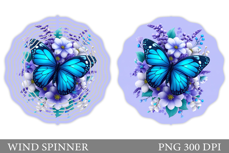 Butterfly Wind Spinner Design. Butterfly Sublimation