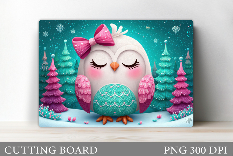 Christmas Bird Cutting Board. Christmas Cutting Board Design