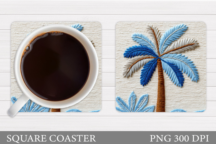 Palm Tree Coaster Design. Palm Tree Sublimation