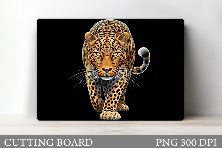 Leopard Cutting Board Design. Leopard Sublimation