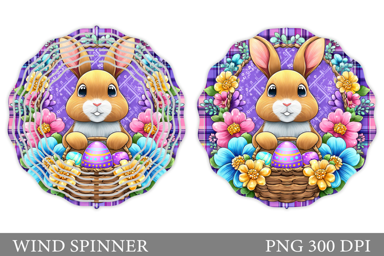 Easter Bunny Wind Spinner. Easter Wind Spinner Design