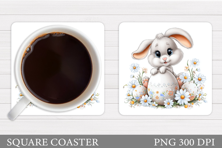 Easter Bunny Coaster. Bunny Easter Coaster Design