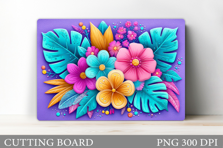Tropical Flowers Clipart Image 22