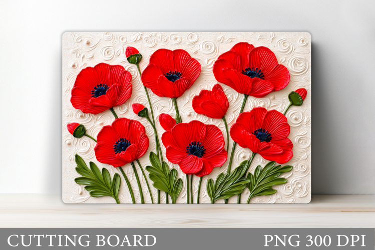 Flowers Cutting Board. Floral Cutting Board Sublimation
