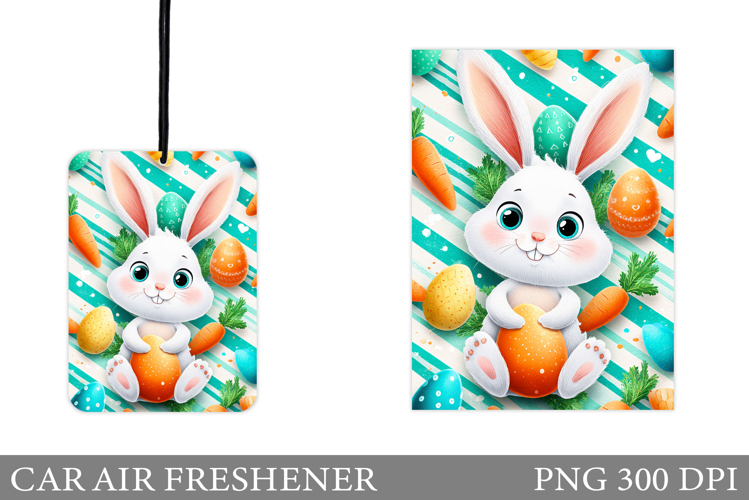 Easter Bunny Car Air Freshener. Easter Car Air Freshener