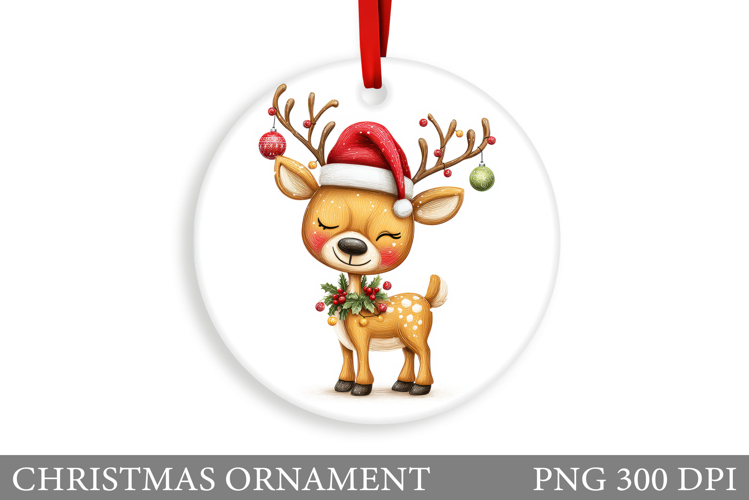 Christmas Reindeer Clipart Image 4