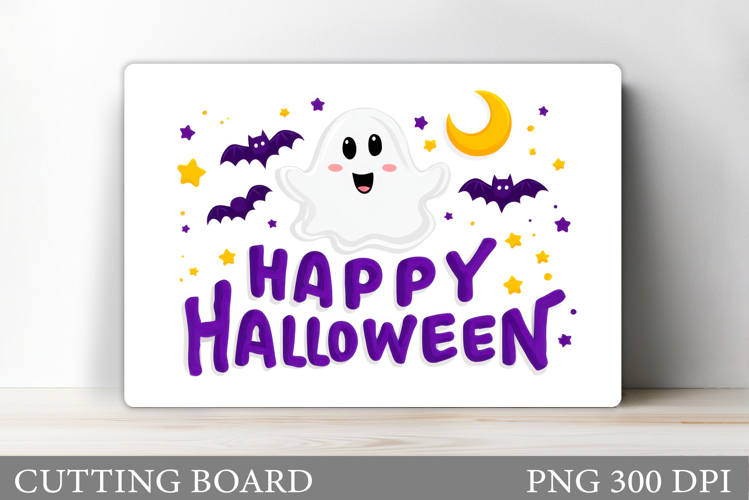 Cute Halloween Cutting Board. Cute Ghost Cutting Board