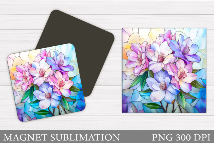 Blue Flowers Clipart Image 3