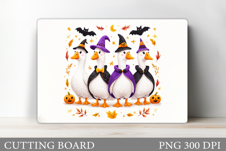 Halloween Goose Cutting Board. Halloween Cutting Board