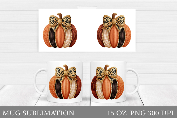 Pumpkin Mug Design. Pumpkin Mug Sublimation
