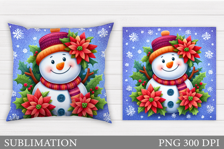 Snowman Sublimation Image 2