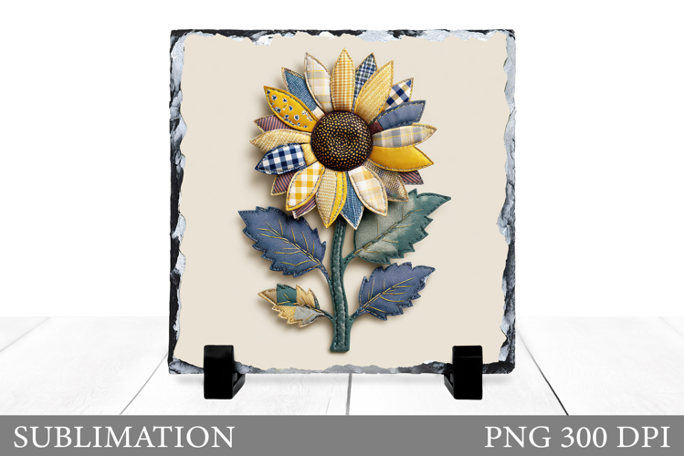 Sunflowers Sublimation. Sunflowers Slate Sublimation