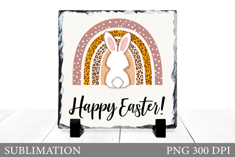 Easter Bunny Sublimation. Easter Bunny Slate Design