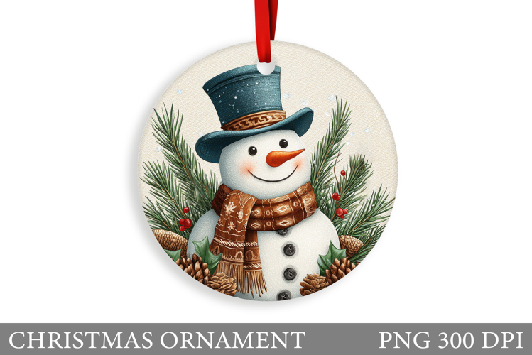 Cute Snowman Clipart Image 8