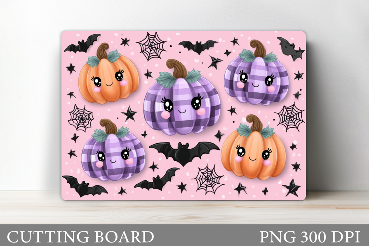 Halloween Pumpkin Cutting Board. Halloween Cutting Board