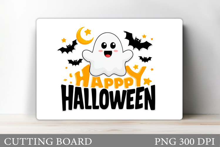 Halloween Ghost Cutting Board. Halloween Cutting Board