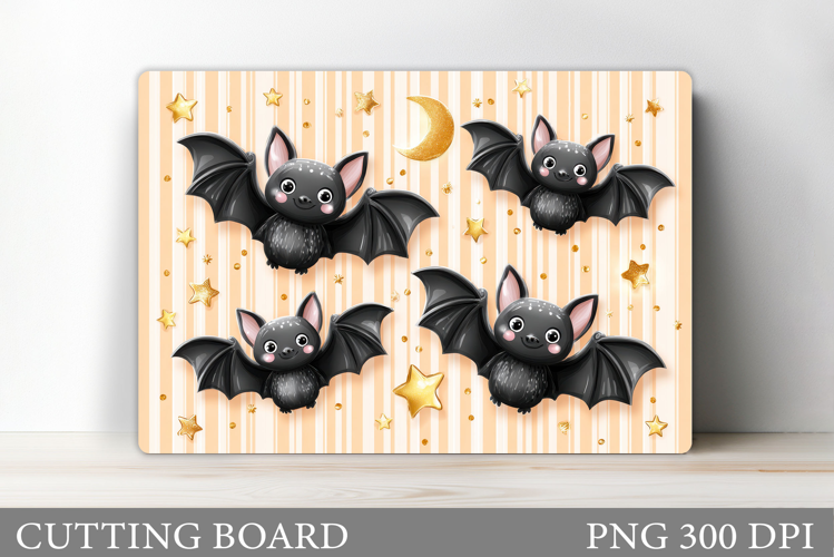 Halloween Bat Cutting Board. Halloween Cutting Board Design
