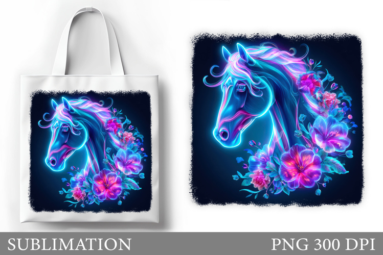 Horse Tote Bag Design. Horse Sublimation