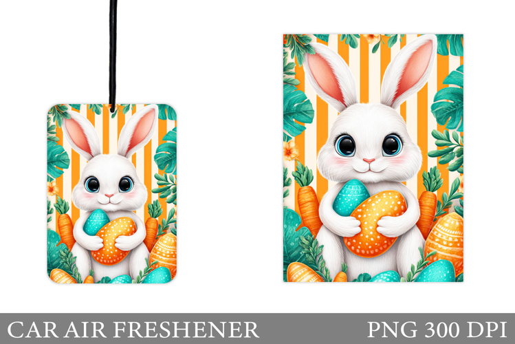Easter Bunny Car Air Freshener. Easter Car Air Freshener