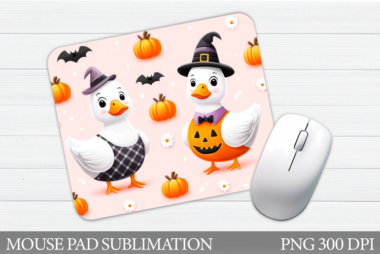 Halloween Goose Mouse Pad. Halloween Mouse Pad Design