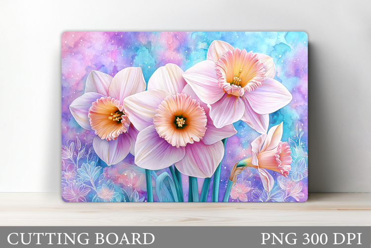 Floral Cutting Board Design. Flowers Cutting Board