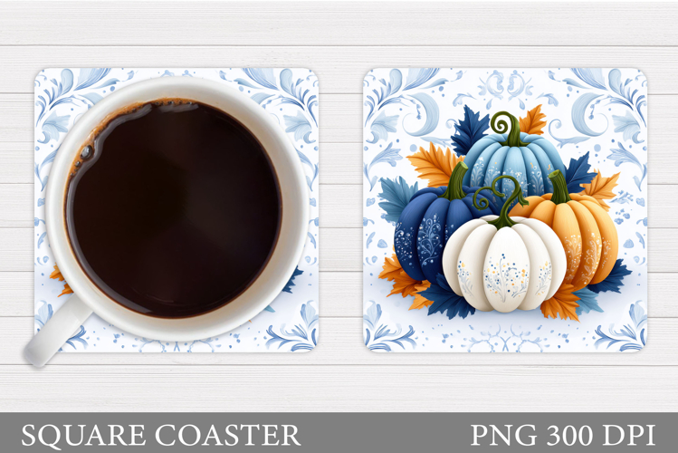 Fall Pumpkin Coaster. Fall Coaster Sublimation