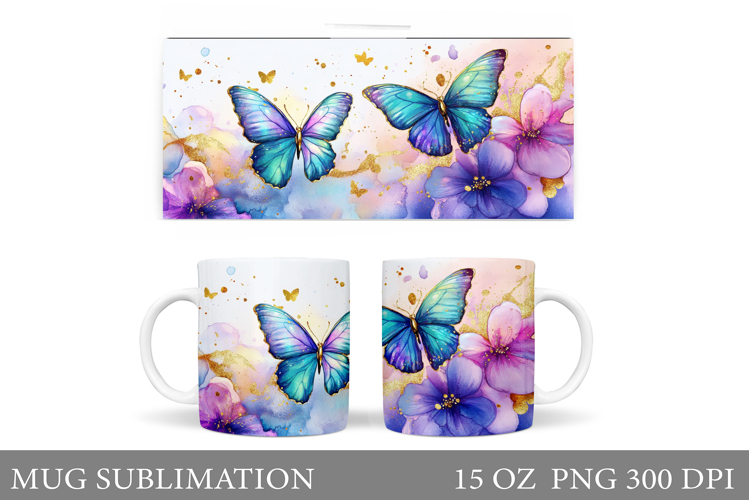 Pink Butterfly Clipart Image 3