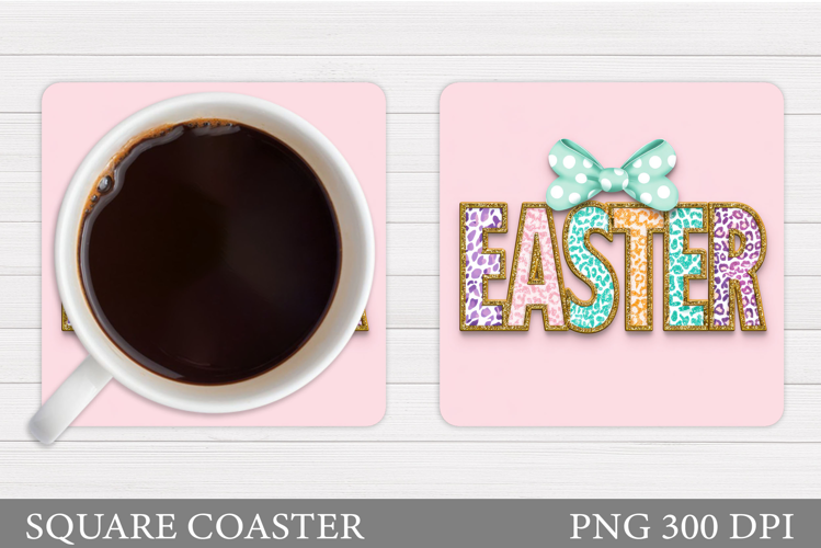 Easter Coaster Design. Easter Coaster Sublimation