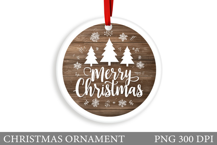 Christmas Tree Christmas Ornament. Winter Christmas Ornament