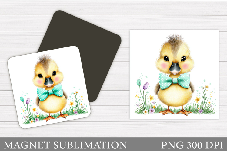 Cute Duck Magnet Design. Cute Duck Sublimation