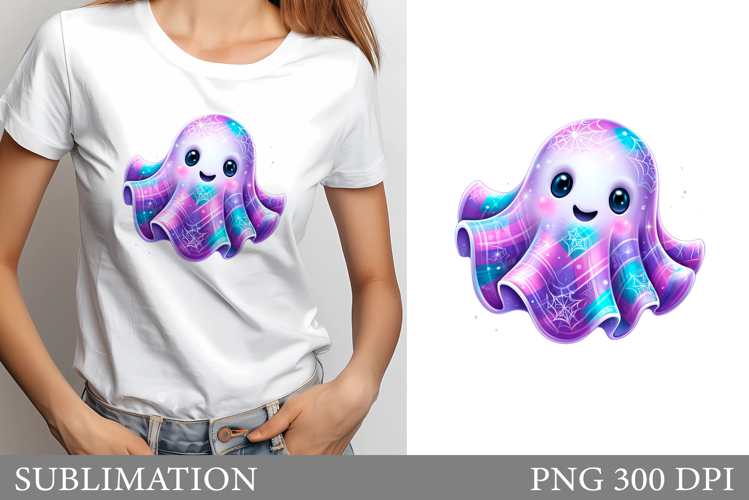 Cute Ghost Sublimation. Cute Ghost T-Shirt sublimation