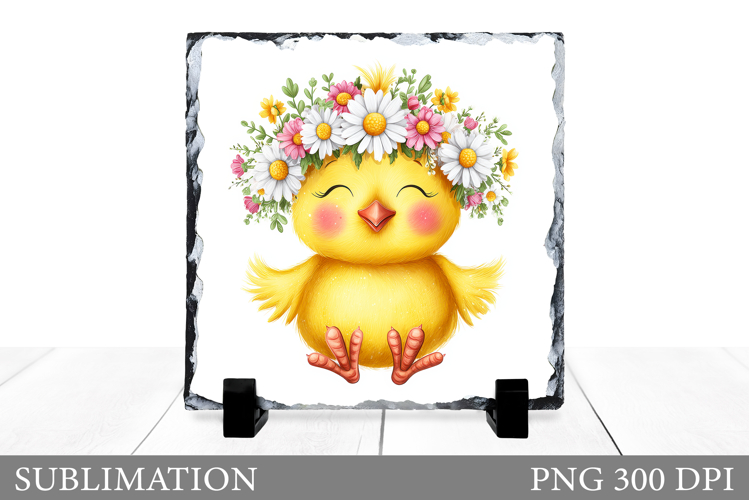 Cute Chick Slate Design. Cute Chick Sublimation