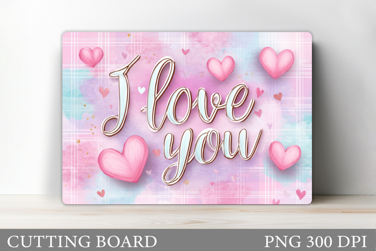 Valentines Day Cutting Board. Valentines Cutting Board
