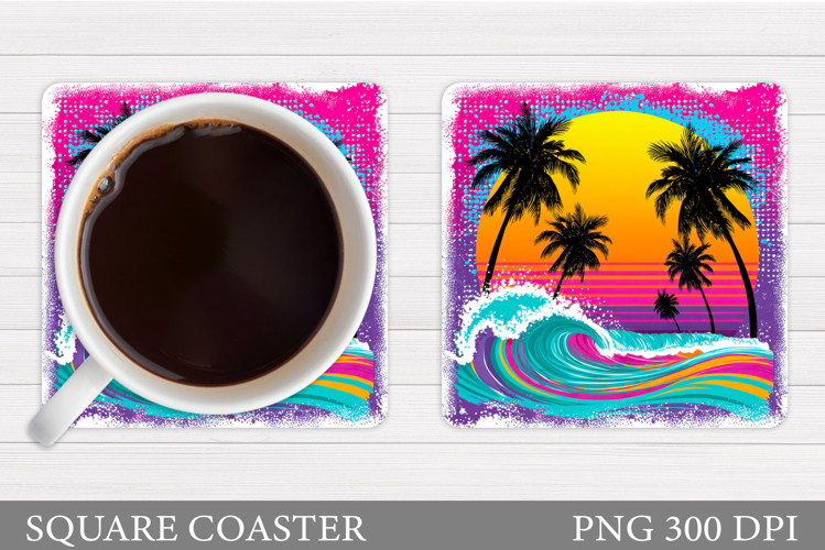 Sea Coaster Design. Sea Sublimation