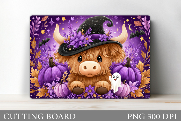 Halloween Cow Cutting Board. Halloween Cutting Board Design