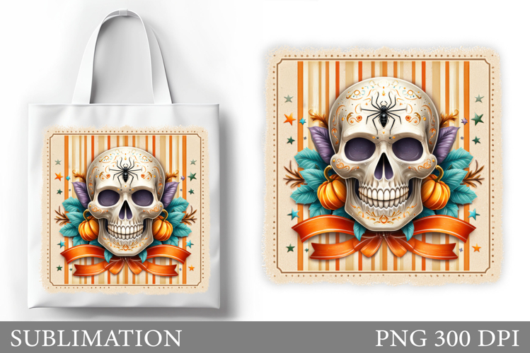Halloween Sublimation. Halloween Tote Bag Design