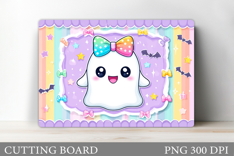 Cute Halloween Cutting Board. Cute Ghost Cutting Board