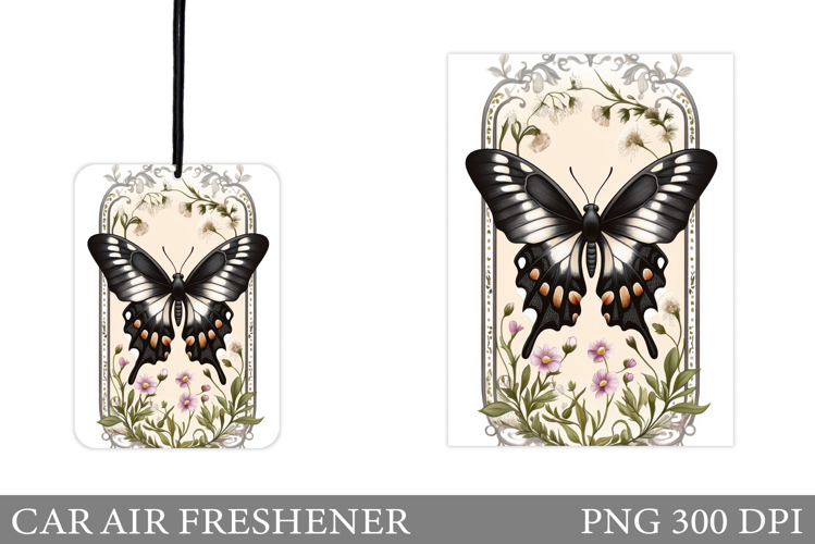 Butterfly Car Air Freshener. Car Air Freshener Sublimation