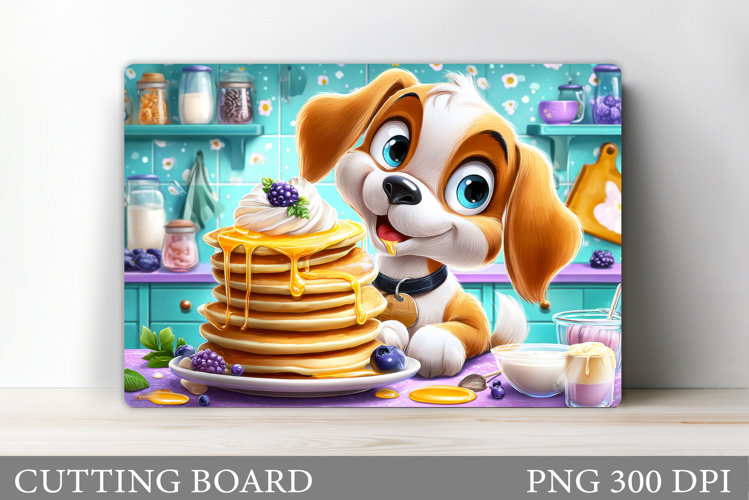 Funny Dog Cutting Board Design. Funny Dog Sublimation