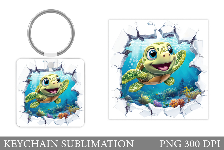 Cute Turtle Clipart Image 11