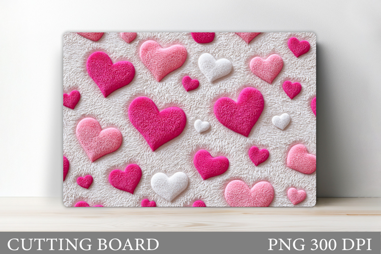 Hearts Cutting Board Design. Hearts Kitchen Cutting Board