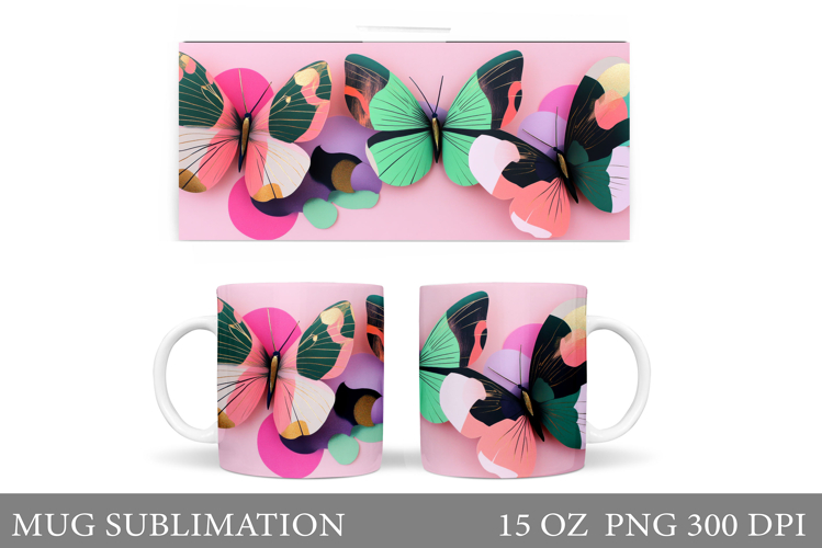 Pink Butterfly Clipart Image 2