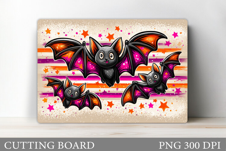 Halloween Bat Cutting Board. Halloween Cutting Board Design example image 1