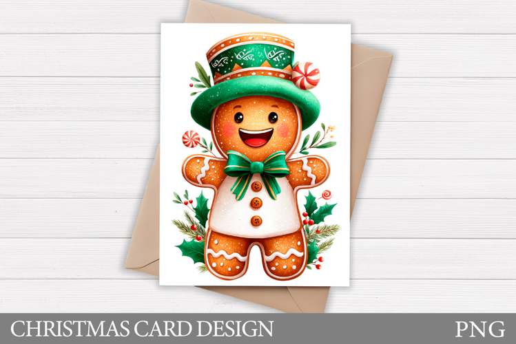 Gingerbread Garden Flag. Christmas Garden Flag Design