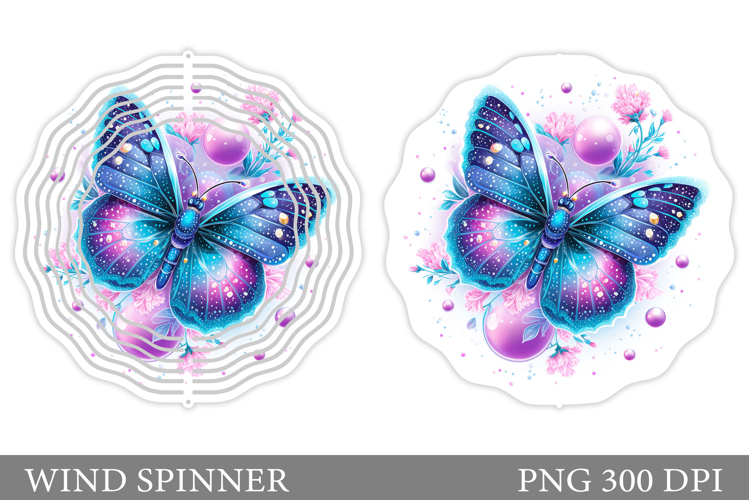 Butterfly Wind Spinner Design. Butetrfly Sublimation